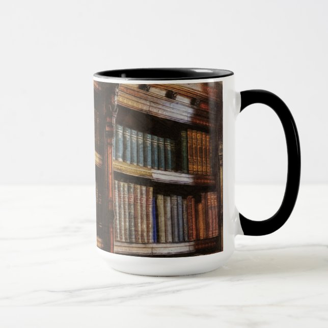 Mediaeval Library and Books of Antiquity Design Mug (Right)