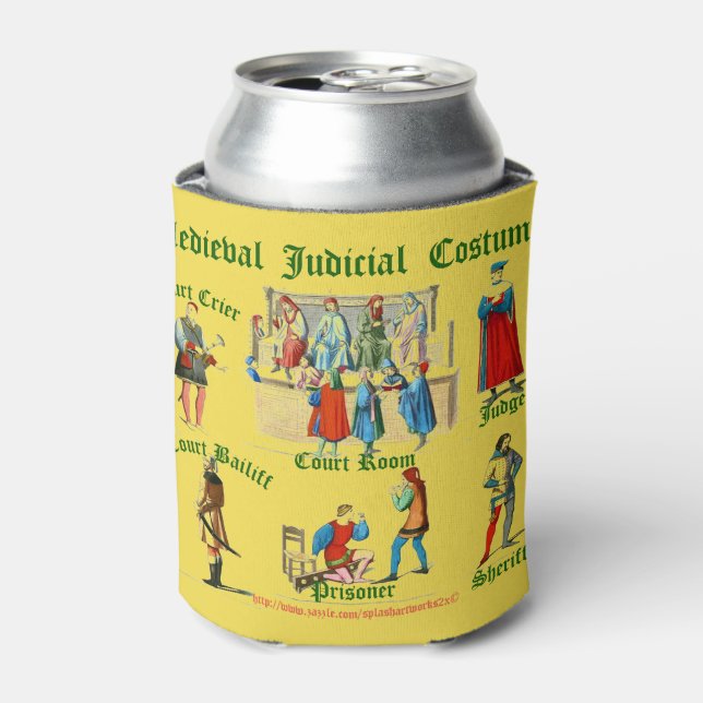 "Mediaeval Life" Can Cooler (Can Front)