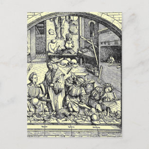Mediaeval Life Postcard