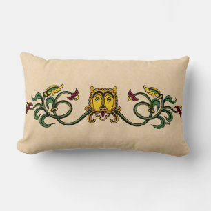 Mediaeval Lion Design Lumbar Cushion
