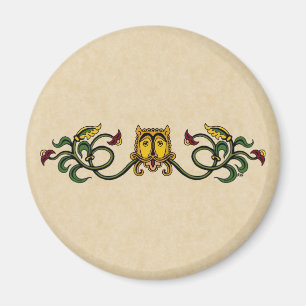 Mediaeval Lion Design Magnet