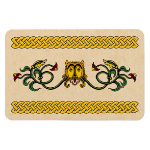 Mediaeval Lion Design Magnet