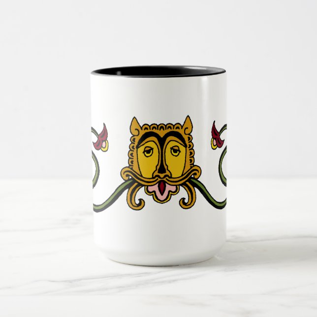 Mediaeval Lion Design Mug (Center)