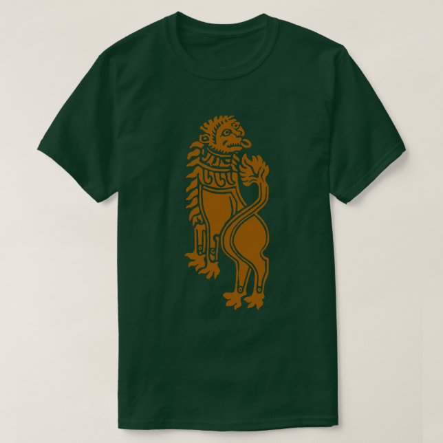 Mediaeval Lion T-Shirt (Design Front)