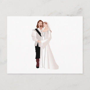 Mediaeval Lord And Lady Postcard