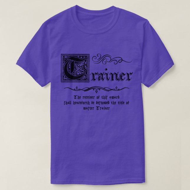 Mediaeval Master Trainer T-Shirt (Design Front)