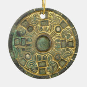 Mediaeval Medallion Ceramic Tree Decoration