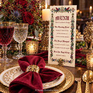 Mediaeval Menu Royal Feast Renaissance