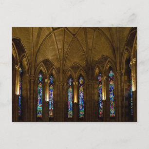 mediaeval monastery postcard