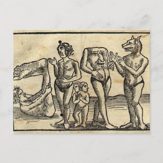 Mediaeval Monsters Postcard