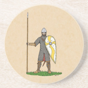 Mediaeval Norman Knight Circa 1066 Coaster