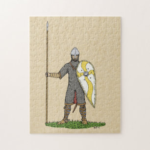 Mediaeval Norman Knight Circa 1066 Jigsaw Puzzle