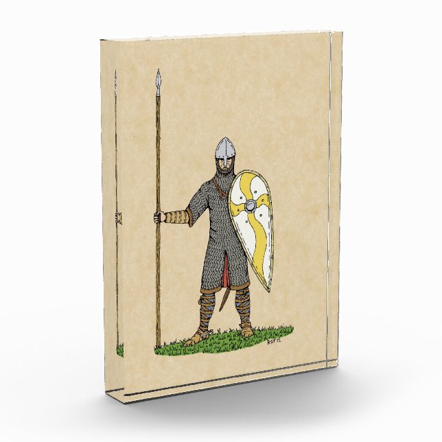 Mediaeval Norman Knight Circa 1066 Photo Block (Left)