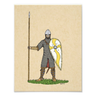 Mediaeval Norman Knight Circa 1066 Photo Print