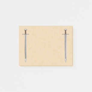 Mediaeval Norman Sword Post-it Notes