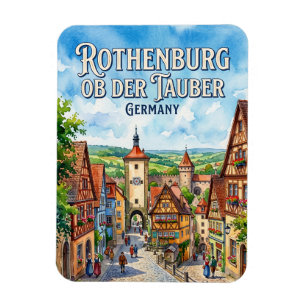 Mediaeval Old Town, Rothenburg ob der Tauber Magnet