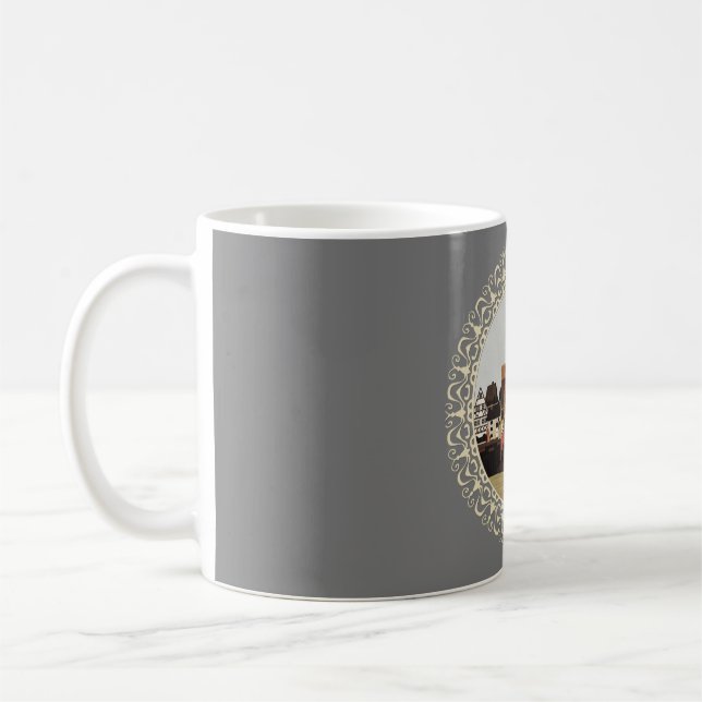 Mediaeval port coffee mug (Left)