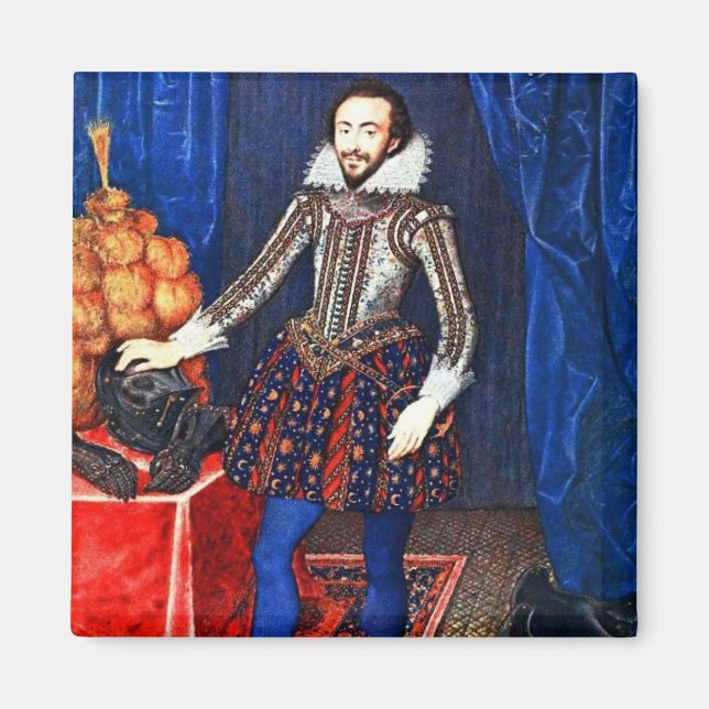 Mediaeval Portrait Magnet (Front)