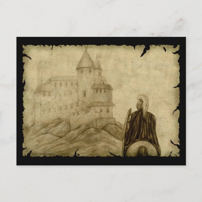 Mediaeval Postcard (Front)