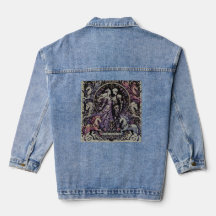 Mediaeval print inspired jacket