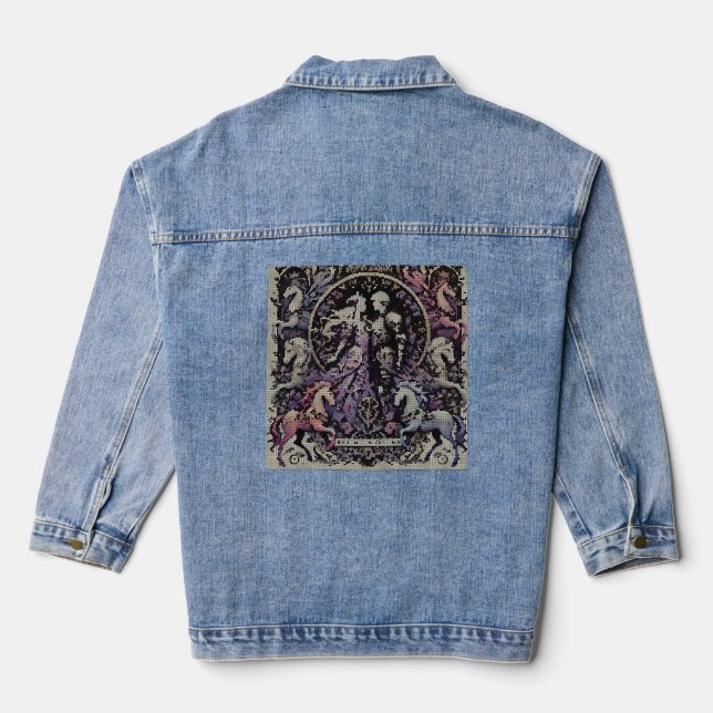 Mediaeval print inspired jacket (Back)