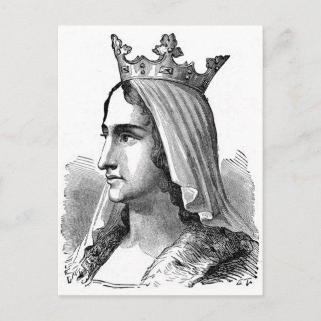 Mediaeval Queen Postcard (Front)