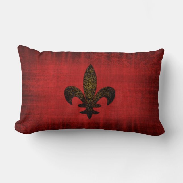 Mediaeval Red Velvet Cushion (Front)