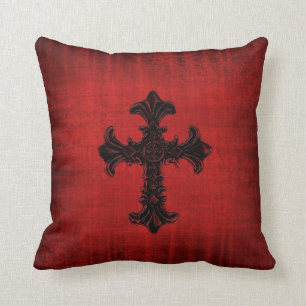 Mediaeval Red Velvet Cushion