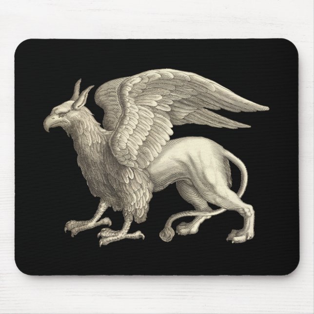 Mediaeval Renaissance Griffin Mouse Pad (Front)