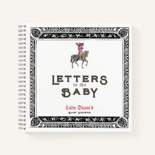 Mediaeval Renaissance Knight Renfaire W Baby Showe Notebook