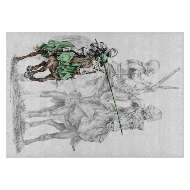 Mediaeval Renaissance Knights Cutting Board (Front)