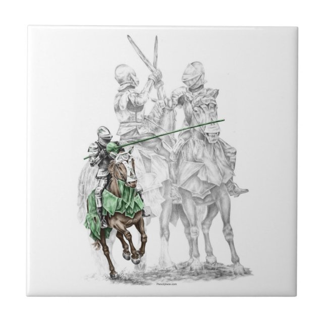 Mediaeval Renaissance Knights Tile (Front)