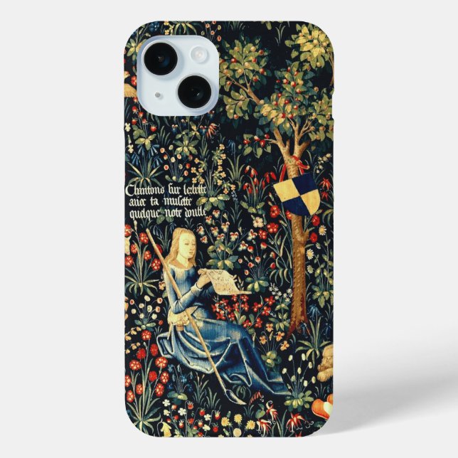 Mediaeval Renaissance Tapestry  Shepherds and Shee Case-Mate iPhone Case (Back)