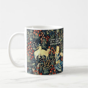 Mediaeval Renaissance Tapestry  Shepherds and Shee Coffee Mug
