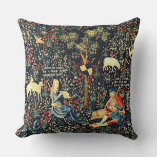 Mediaeval Renaissance Tapestry Shepherds and Shee Cushion