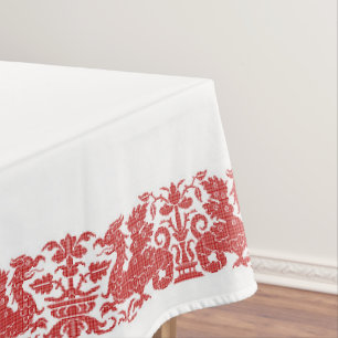 Mediaeval/Renaissance Wyverns Tablecloth, 52"x70" Tablecloth