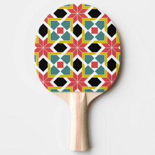 Mediaeval romanesque red cross ping pong paddle