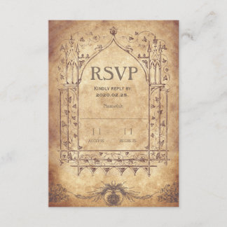 Mediaeval RSVP Card