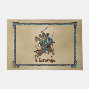 Mediaeval Russian Bogatyr Doormat