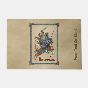 Mediaeval Russian Bogatyr Doormat