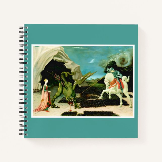 Mediaeval Saint George and the Drago Notebook (Front)