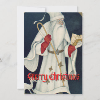 Mediaeval Santa Christmas Card