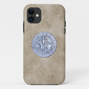 Mediaeval Seal of the Knights Templar iPhone 11 Case