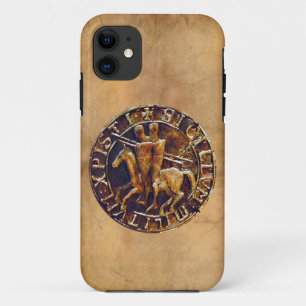 Mediaeval Seal of the Knights Templar iPhone 11 Case