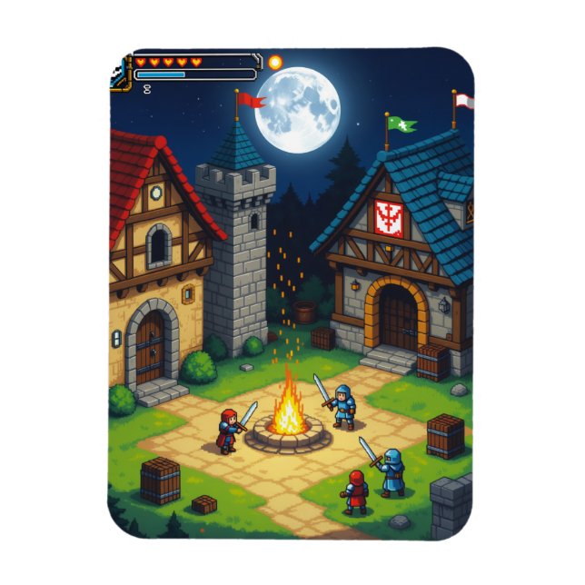 Mediaeval Set Magnet (Vertical)