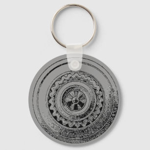 Mediaeval Shields Keychain