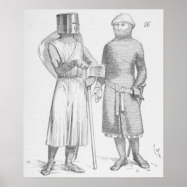 Mediaeval soldiers poster (Front)