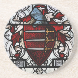 Mediaeval Stained Glass Panel Coaster