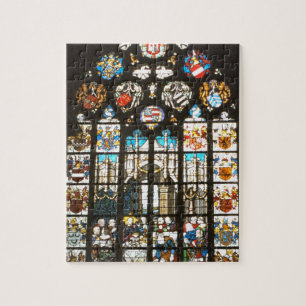Mediaeval stained glass window, Holland Jigsaw Puzzle