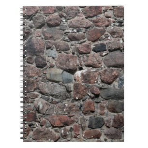 Mediaeval stone wall texture backgroundabstract, a notebook